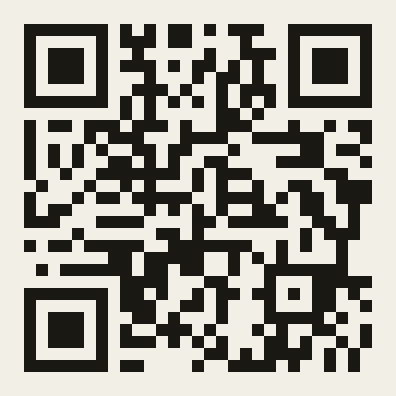 QR code linking to the hardcover edition on Amazon
